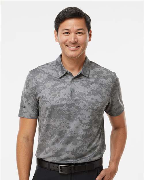 Men's All Over Camo Print Polo - Adidas - A550