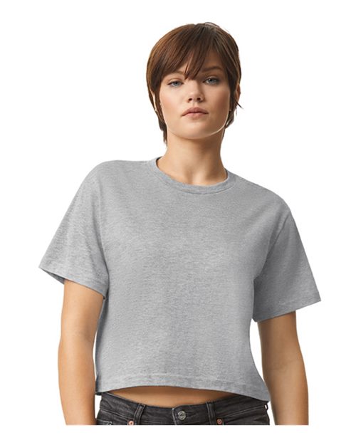 Women's Fine Jersey Mid-Length Boxy Tee - American Apparel - 102