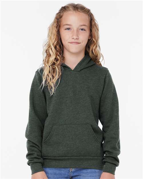 Youth Sponge Fleece Hoodie Sweatshirt - BELLA + CANVAS - 3719Y
