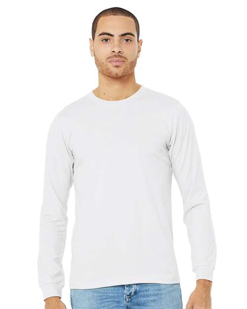 Heather CVC Long Sleeve Tee - BELLA + CANVAS - 3501CVC
