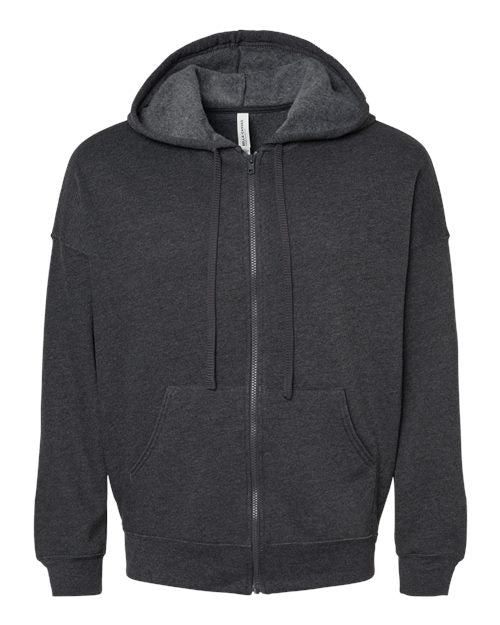 Unisex Sponge Fleece DTM Full-Zip Hoodie Sweatshirt - BELLA + CANVAS - 3759