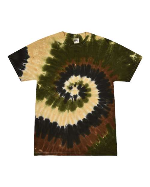 Unisex Multi-Color Tie-Dyed T-Shirt - Colortone - 1000
