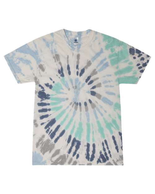 Unisex Multi-Color Tie-Dyed T-Shirt - Colortone - 1000