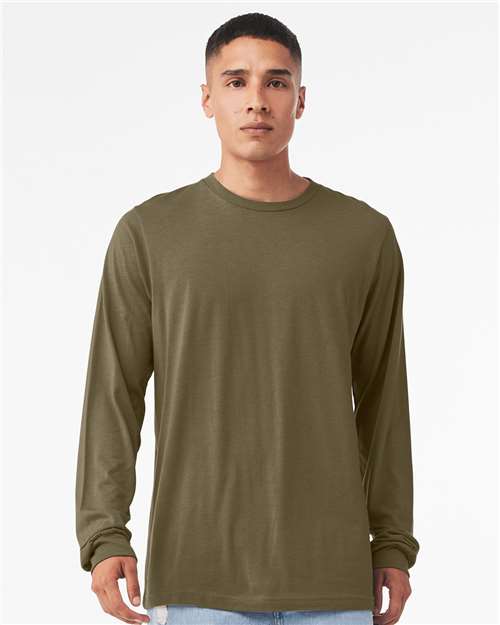 Heather CVC Long Sleeve Tee - BELLA + CANVAS - 3501CVC