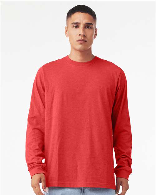 Heather CVC Long Sleeve Tee - BELLA + CANVAS - 3501CVC