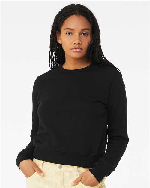 Women's Sponge Fleece Crewneck Sweatshirt - BELLA + CANVAS - 7511