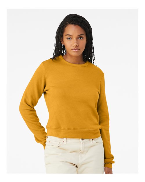 Women's Sponge Fleece Crewneck Sweatshirt - BELLA + CANVAS - 7511