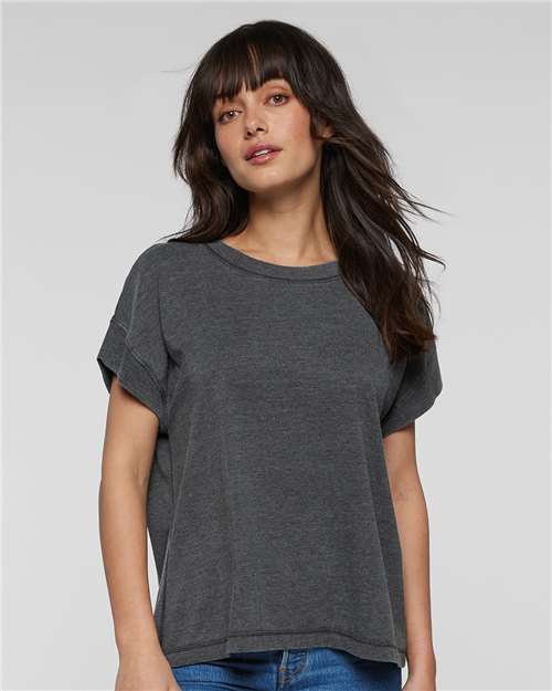 Women's Relaxed Vintage Wash Tee - LAT - 3502