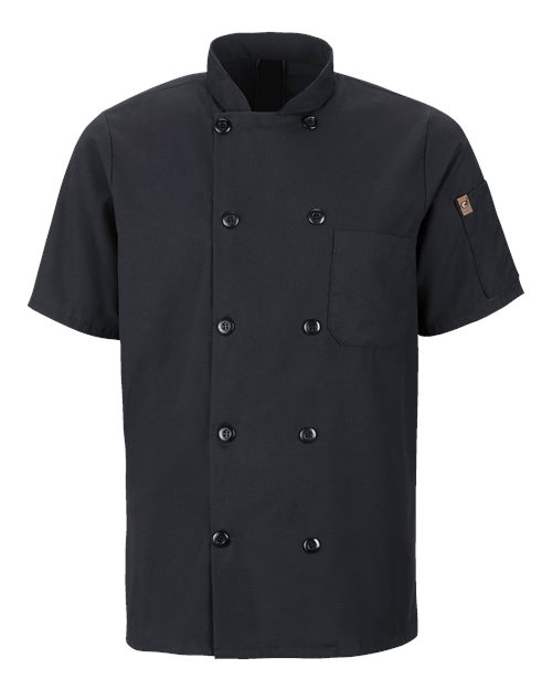 Mimix™ Short Sleeve Chef Coat with OilBlok - Chef Designs - 046X