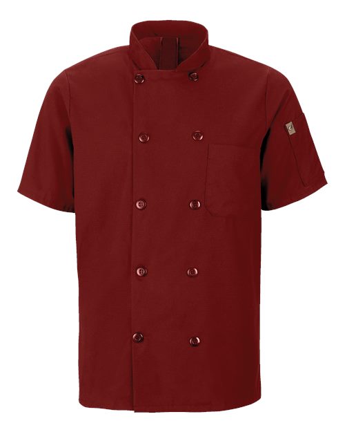 Mimix™ Short Sleeve Chef Coat with OilBlok - Chef Designs - 046X