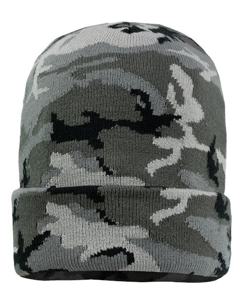 12" Solid Cuffed Beanie - Sportsman - SP12