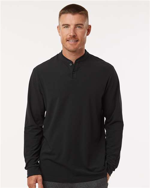 Men's Henley Long Sleeve T-Shirt - Adidas - A597