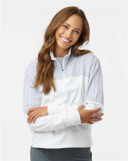 Women's Fleece Quarter-Zip Pullover - Adidas - A601