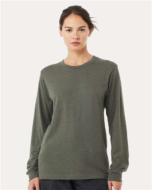 Heather CVC Long Sleeve Tee - BELLA + CANVAS - 3501CVC