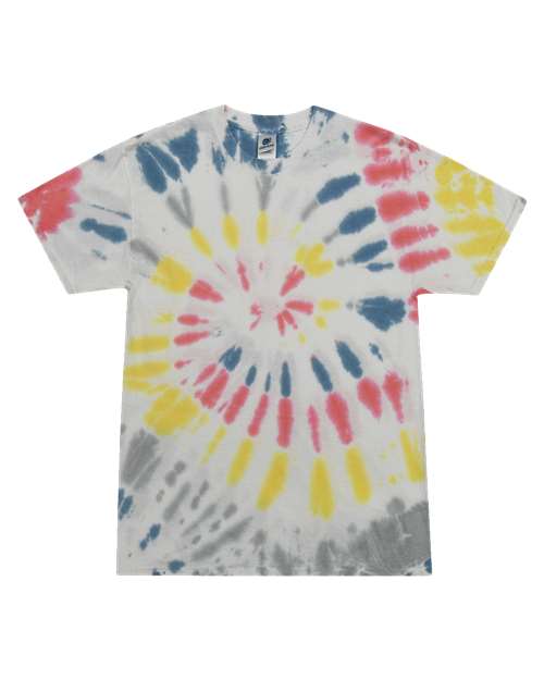Unisex Multi-Color Tie-Dyed T-Shirt - Colortone - 1000