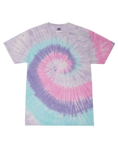 Unisex Multi-Color Tie-Dyed T-Shirt - Colortone - 1000