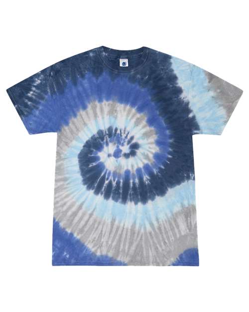 Unisex Multi-Color Tie-Dyed T-Shirt - Colortone - 1000