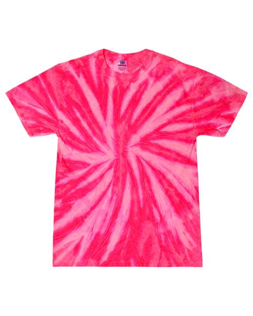 Unisex Multi-Color Tie-Dyed T-Shirt - Colortone - 1000