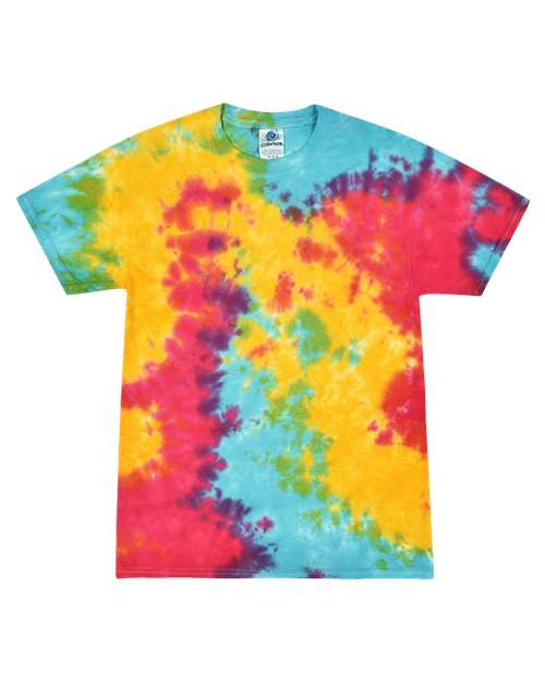Unisex Multi-Color Tie-Dyed T-Shirt - Colortone - 1000