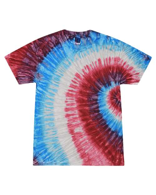 Unisex Multi-Color Tie-Dyed T-Shirt - Colortone - 1000