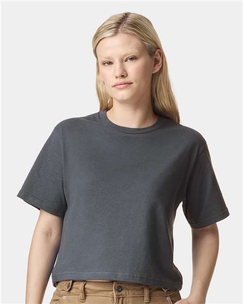 Women's Fine Jersey Mid-Length Boxy Tee - American Apparel - 102