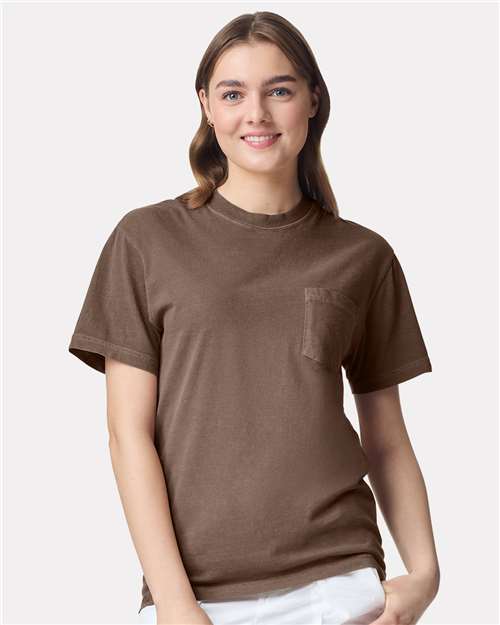 Unisex Garment-Dyed Heavyweight Pocket T-Shirt - Comfort Colors - 6030