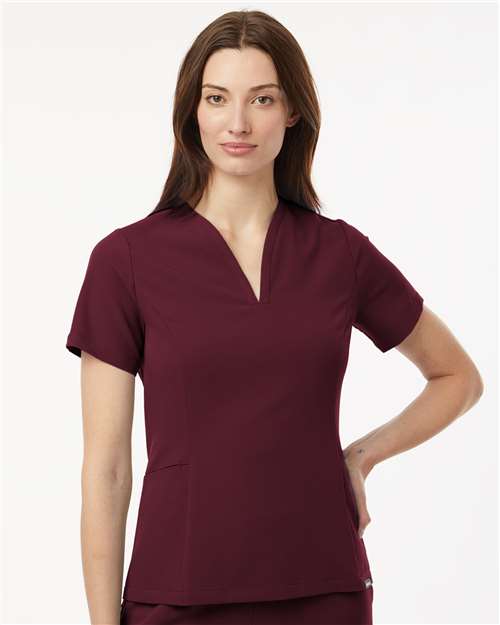 Women's Calix Fit & Flare Scrub V-Neck Top - Jaanuu - W10003