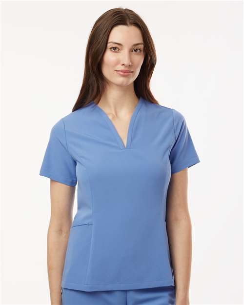 Women's Calix Fit & Flare Scrub V-Neck Top - Jaanuu - W10003