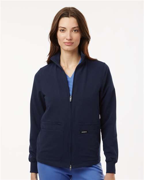 Women's Ceri Essential Full-Zip 6-Pocket Scrub Jacket - Jaanuu - W60001