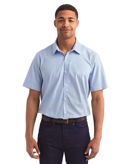 Men's Microcheck Gingham Cotton Shirt - Artisan Collection by Reprime - RP221