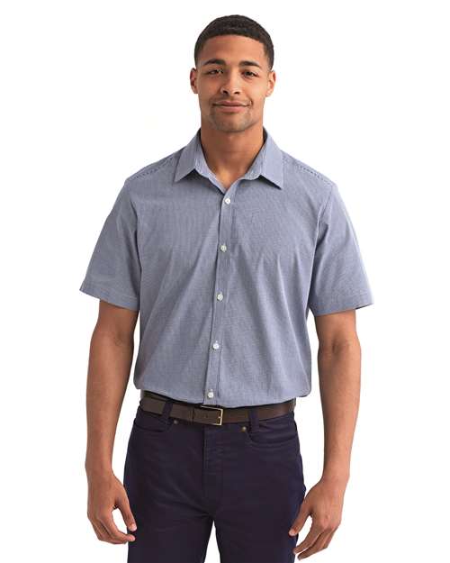 Men's Microcheck Gingham Cotton Shirt - Artisan Collection by Reprime - RP221