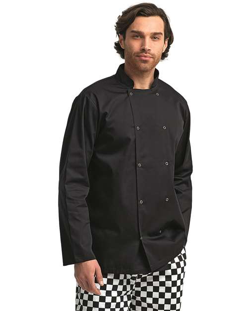 Unisex Ten Studded Front Chef Coat - Artisan Collection by Reprime - RP665
