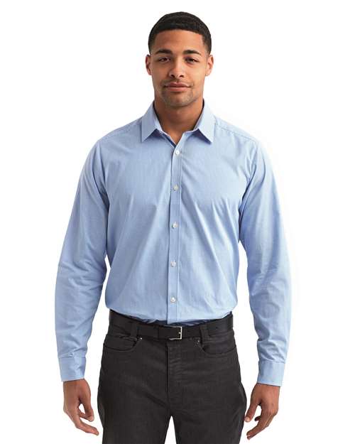 Men's Microcheck Gingham Cotton Shirt - Artisan Collection by Reprime - RP220