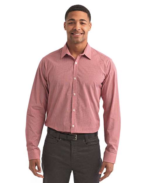 Men's Microcheck Gingham Cotton Shirt - Artisan Collection by Reprime - RP220