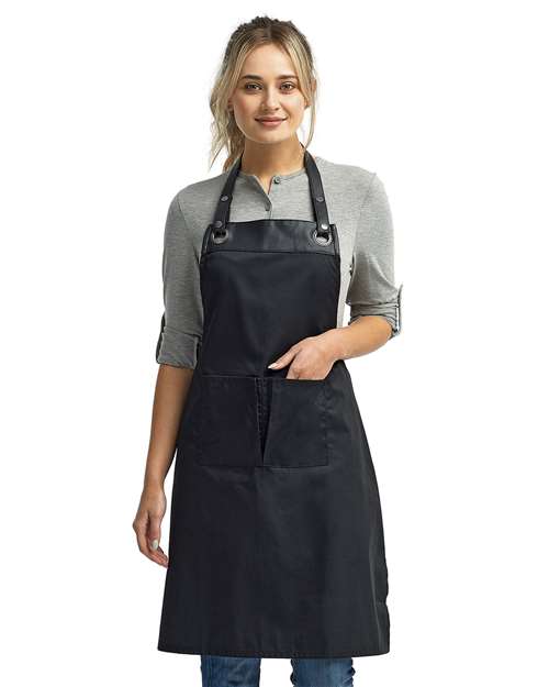Espresso Bib Apron with Pocket – 13147