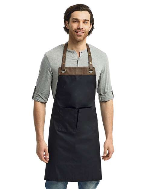 Espresso Bib Apron with Pocket – 13147