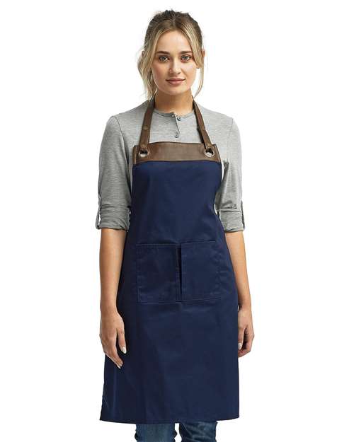 Espresso Bib Apron with Pocket – 13147