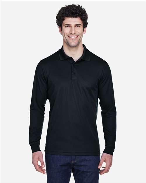 Men's Pinnacle Performance Long Sleeve Piqué Polo - CORE365 - 13201