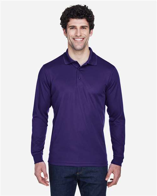 Men's Pinnacle Performance Long Sleeve Piqué Polo - CORE365 - 13201
