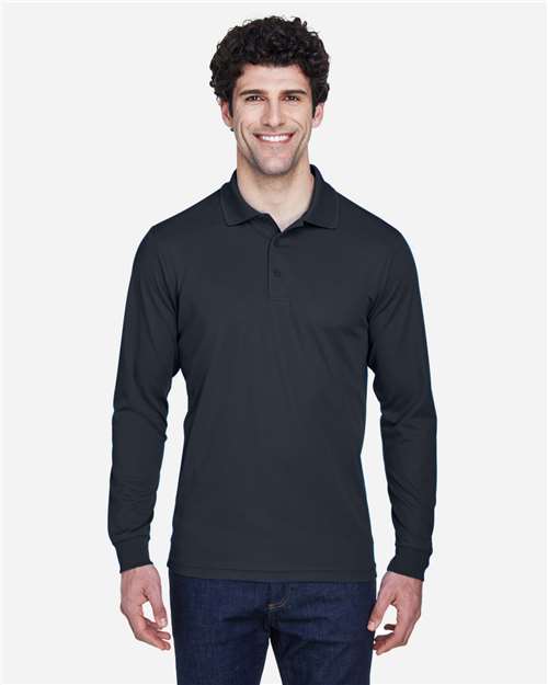 Men's Pinnacle Performance Long Sleeve Piqué Polo - CORE365
