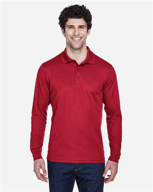 Men's Pinnacle Performance Long Sleeve Piqué Polo - CORE365