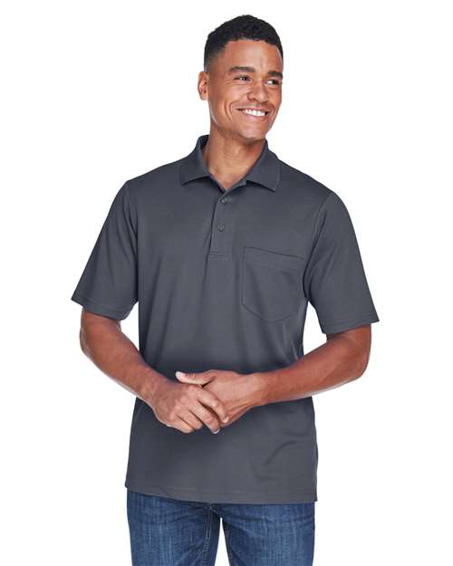 Men's Origin Performance Piqué Polo with Pocket - CORE365 - 13227