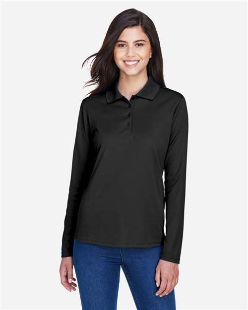 Women's Pinnacle Performance Long Sleeve Piqué Polo - CORE365 - 13233