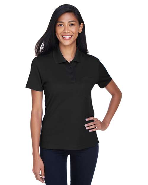 Women's Origin Performance Piqué Polo with Pocket - CORE365 - 13248