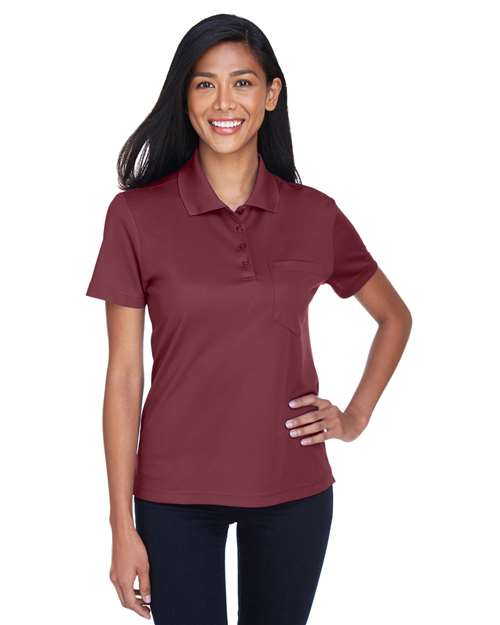 Women's Origin Performance Piqué Polo with Pocket - CORE365 - 13248
