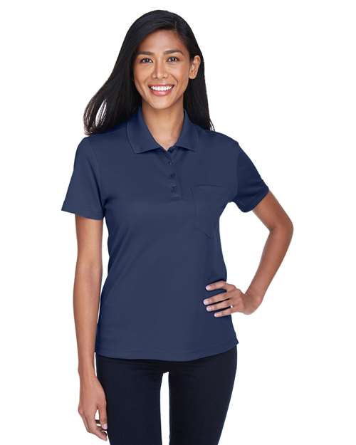 Women's Origin Performance Piqué Polo with Pocket - CORE365 - 13248