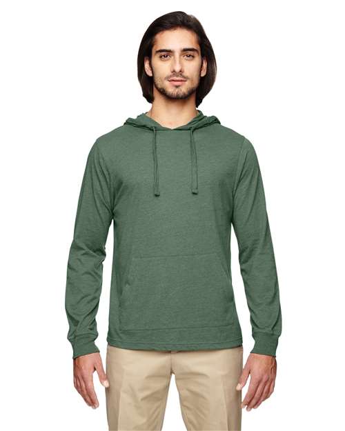 Unisex Eco Jersey Pullover Hooded Long Sleeve T-Shirt - econscious - EC1085