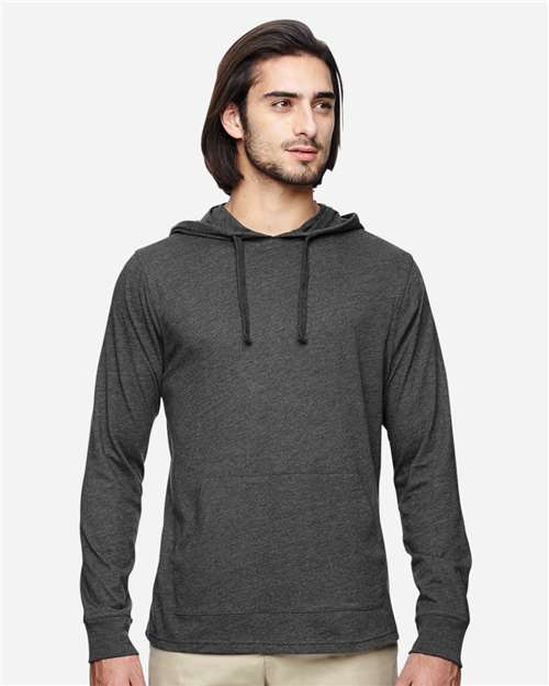 Unisex Eco Jersey Pullover Hooded Long Sleeve T-Shirt - econscious - EC1085