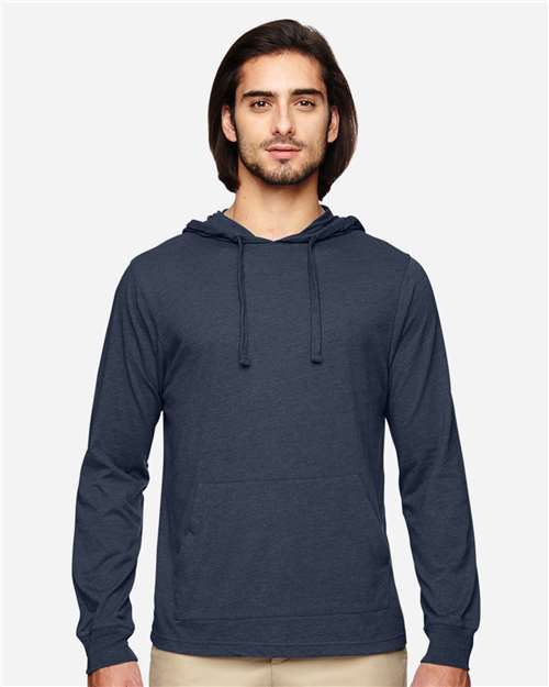 Unisex Eco Jersey Pullover Hooded Long Sleeve T-Shirt - econscious - EC1085
