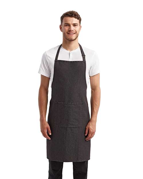 Recycled Bib Apron with Pocket – 13820